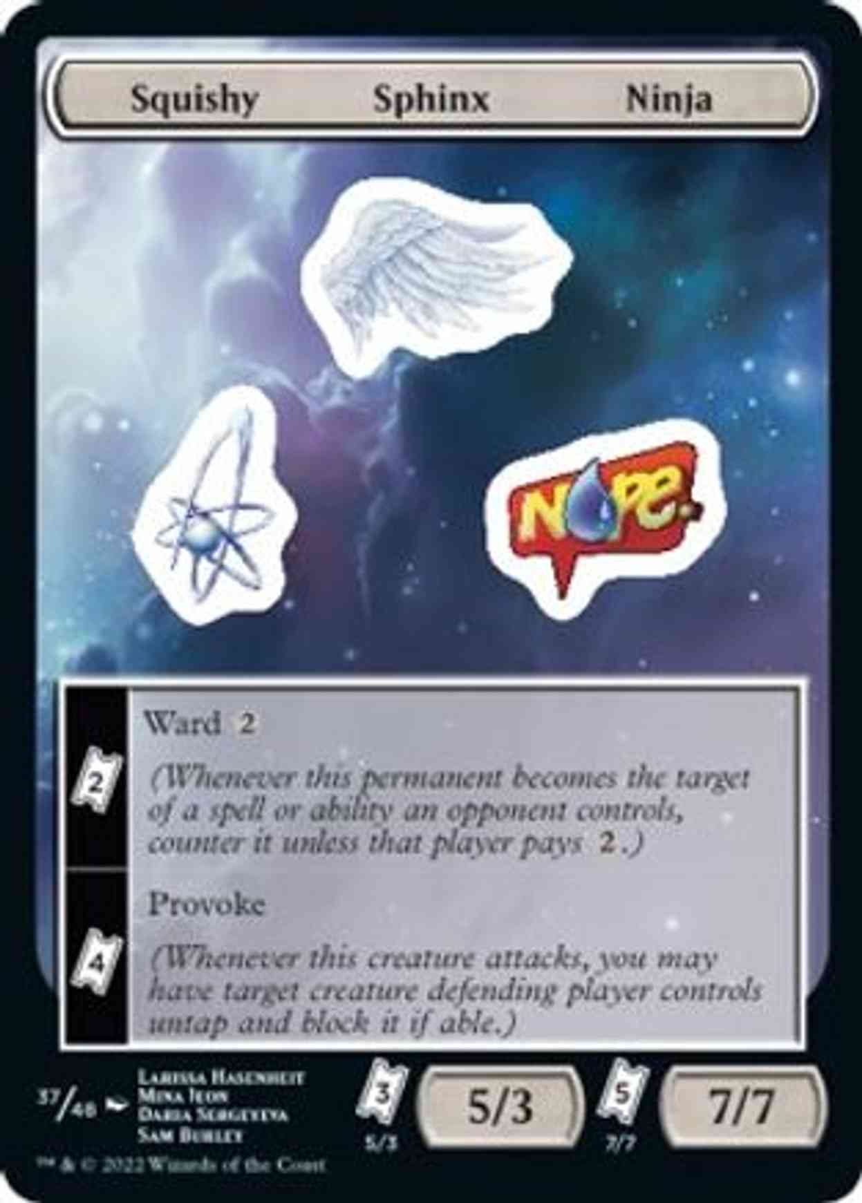 Squishy Sphinx Ninja magic card front