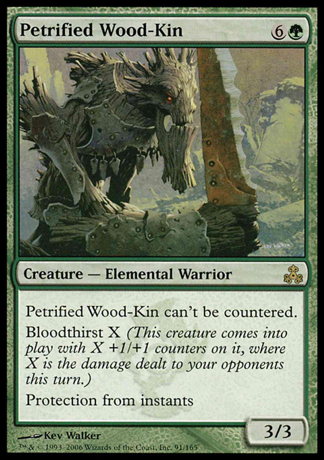 Petrified Wood-Kin magic card front