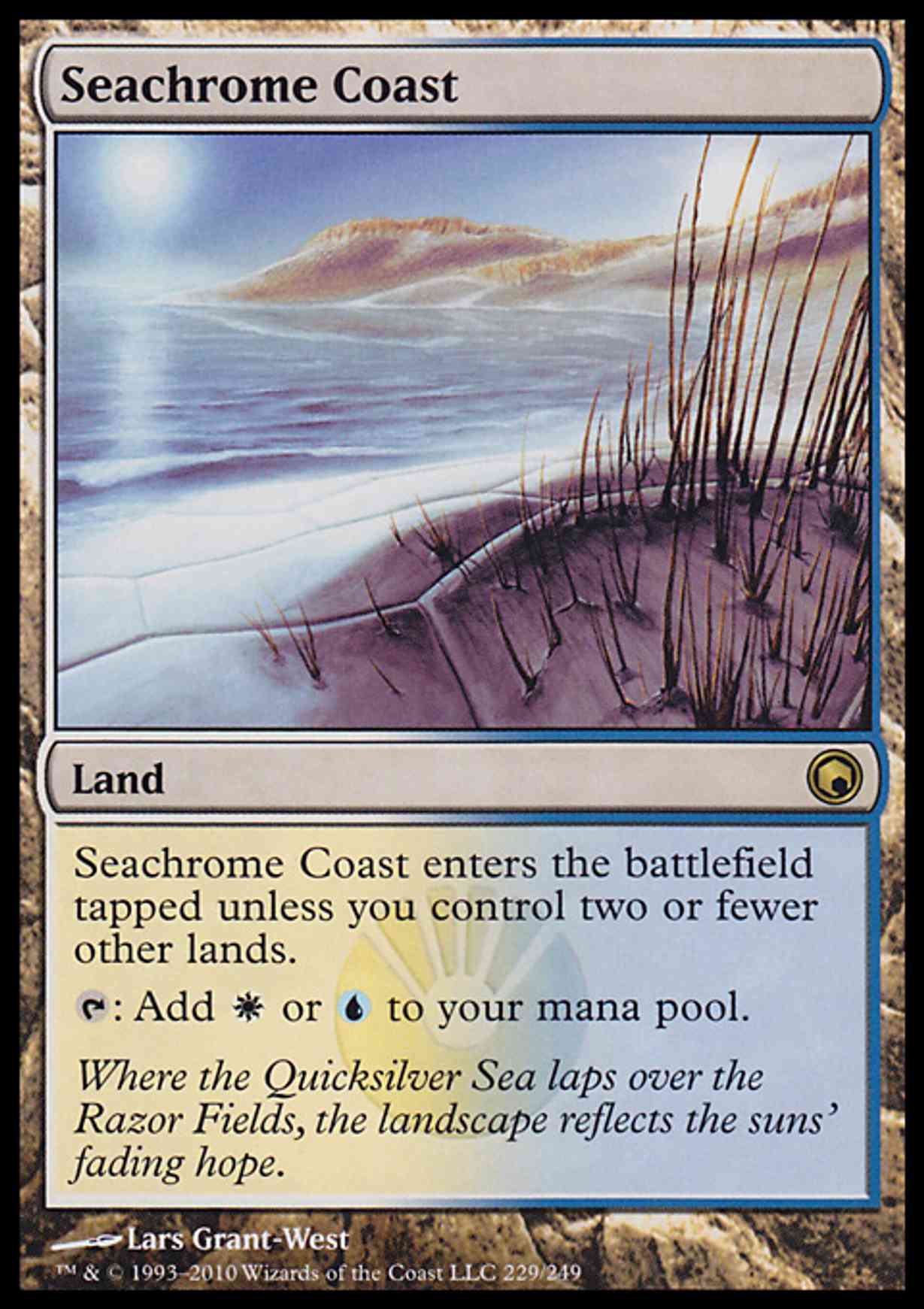 Seachrome Coast magic card front