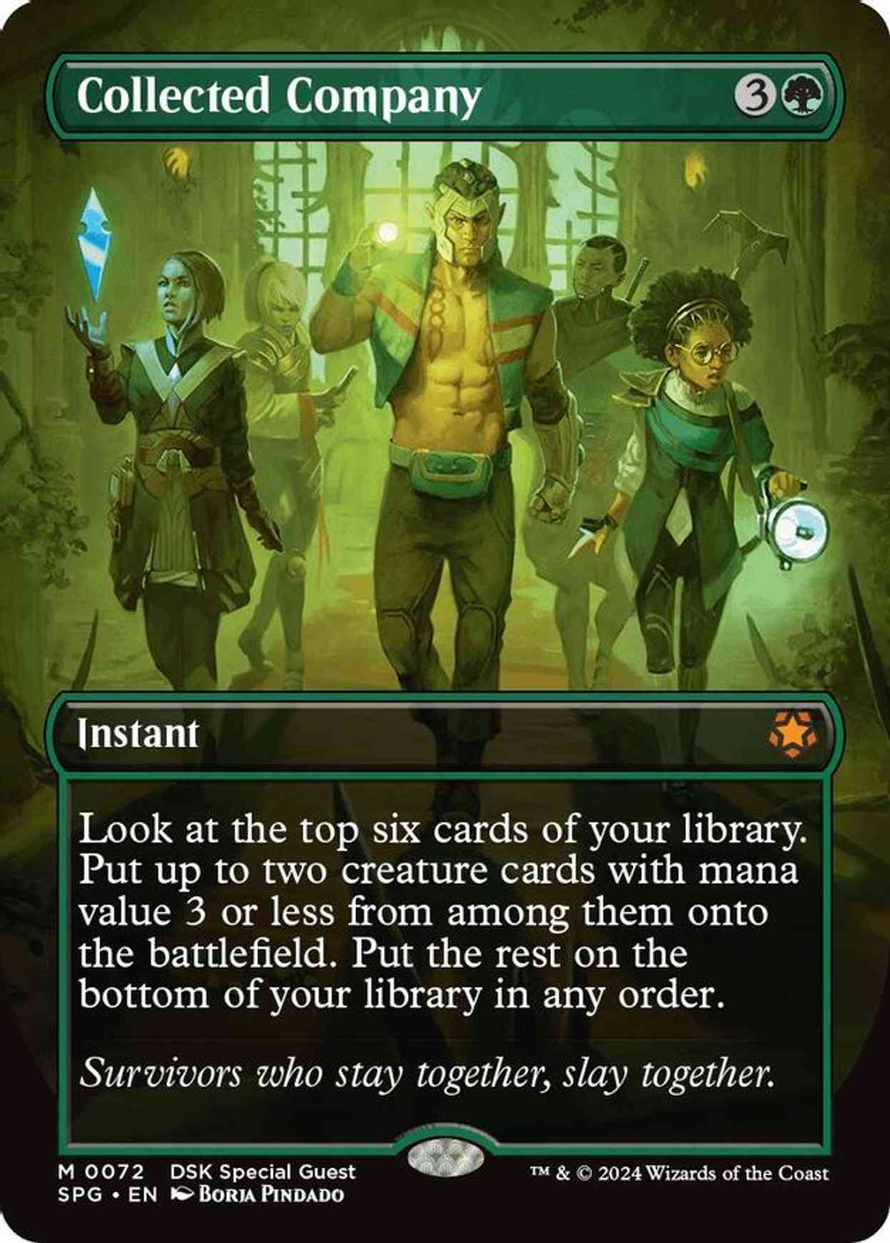 Collected Company (Borderless) magic card front