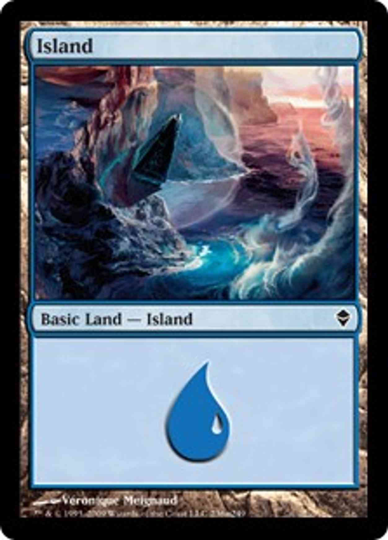 Island (236a) magic card front