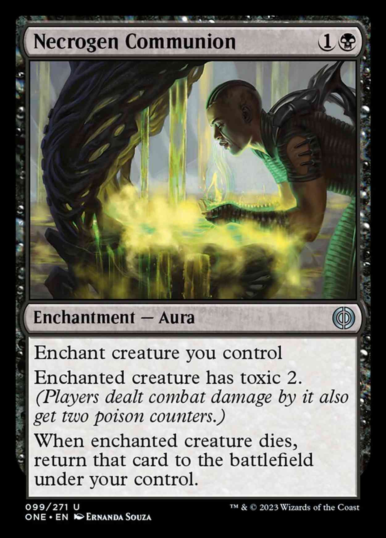 Necrogen Communion magic card front