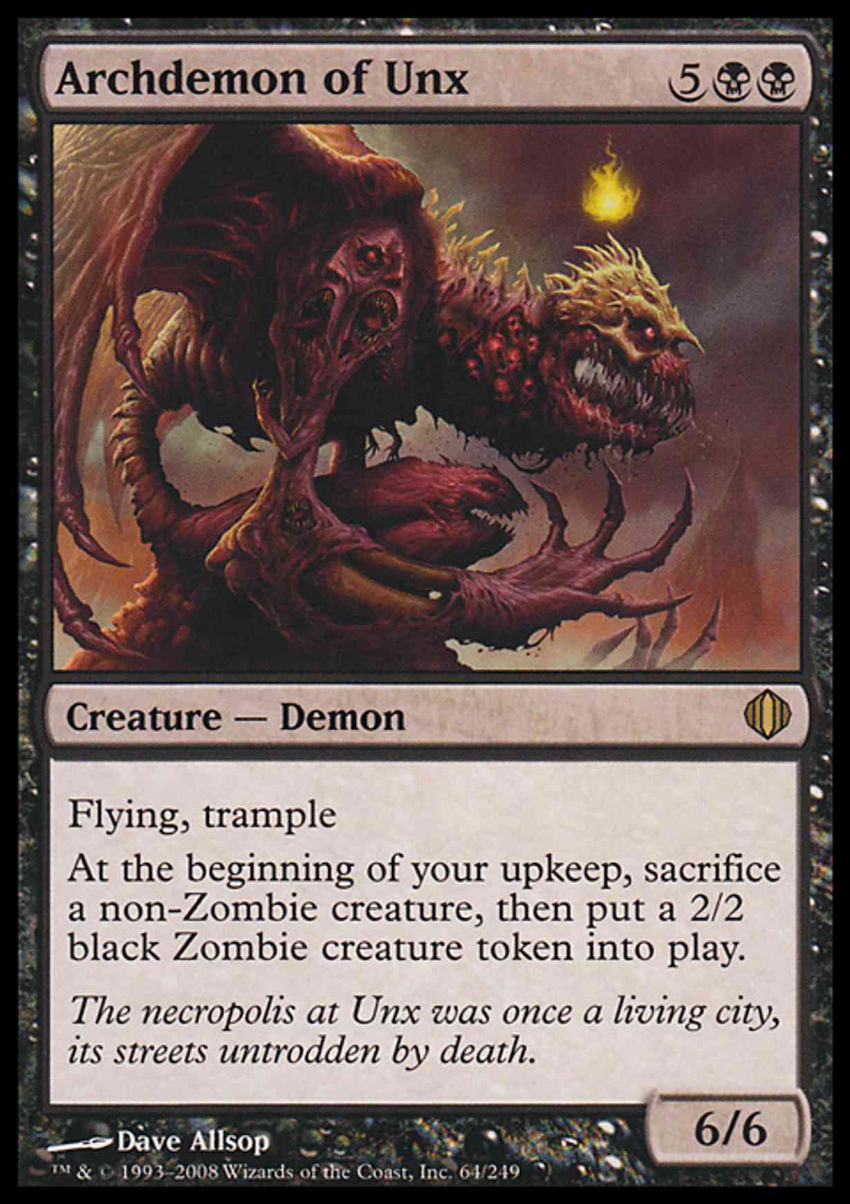 Archdemon of Unx magic card front