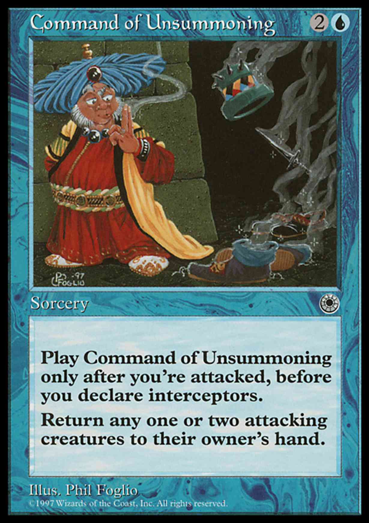 Command of Unsummoning magic card front
