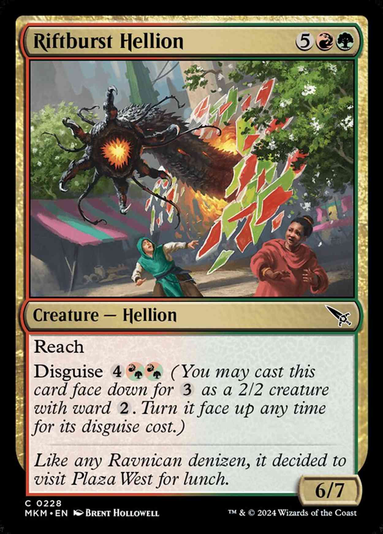 Riftburst Hellion magic card front