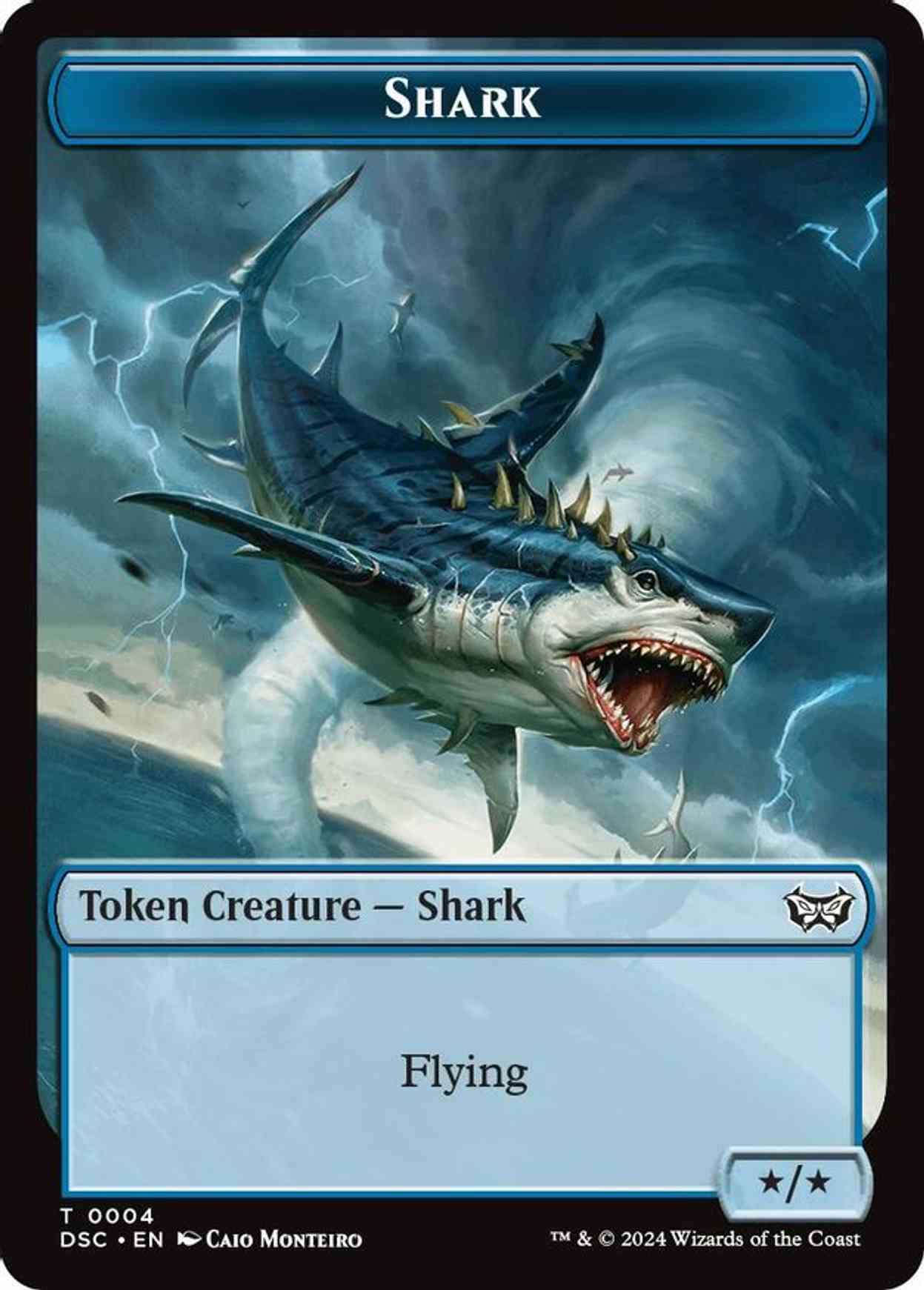 Shark // Copy Double-Sided Token magic card front