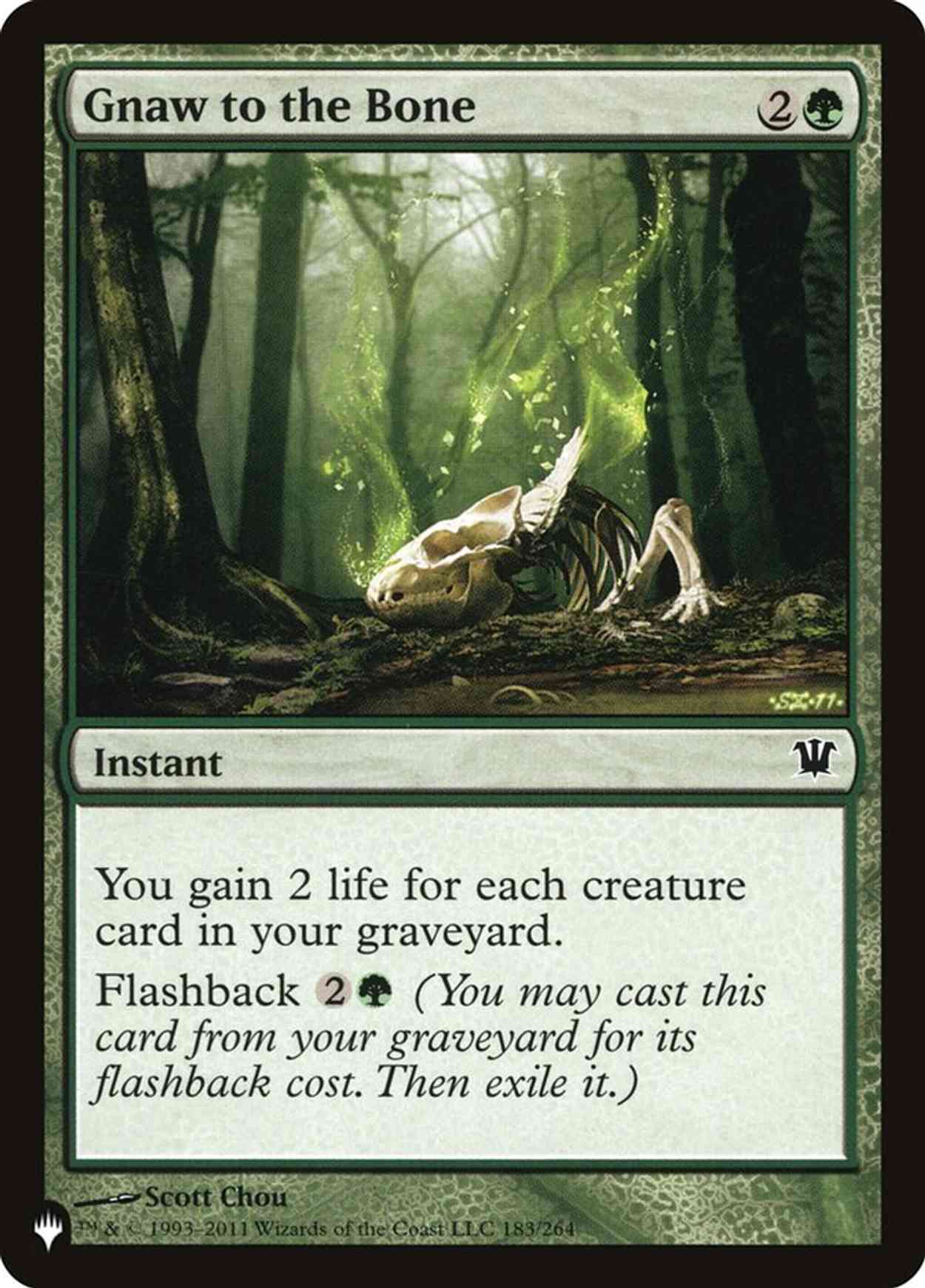 Gnaw to the Bone magic card front