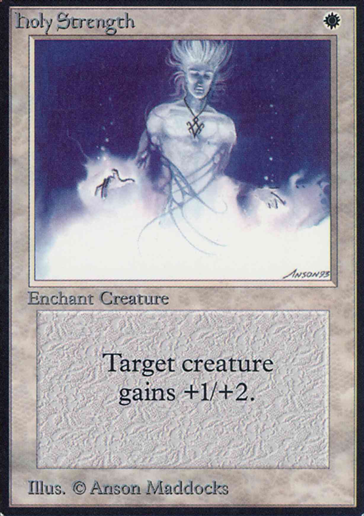 Holy Strength magic card front