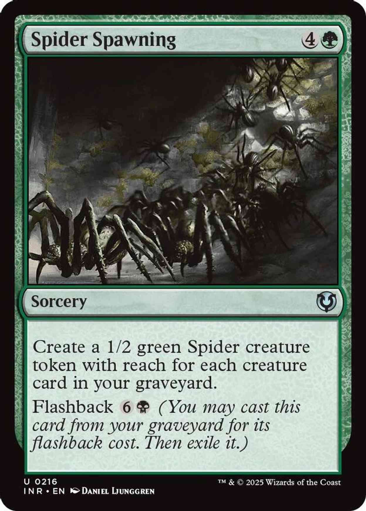 Spider Spawning magic card front