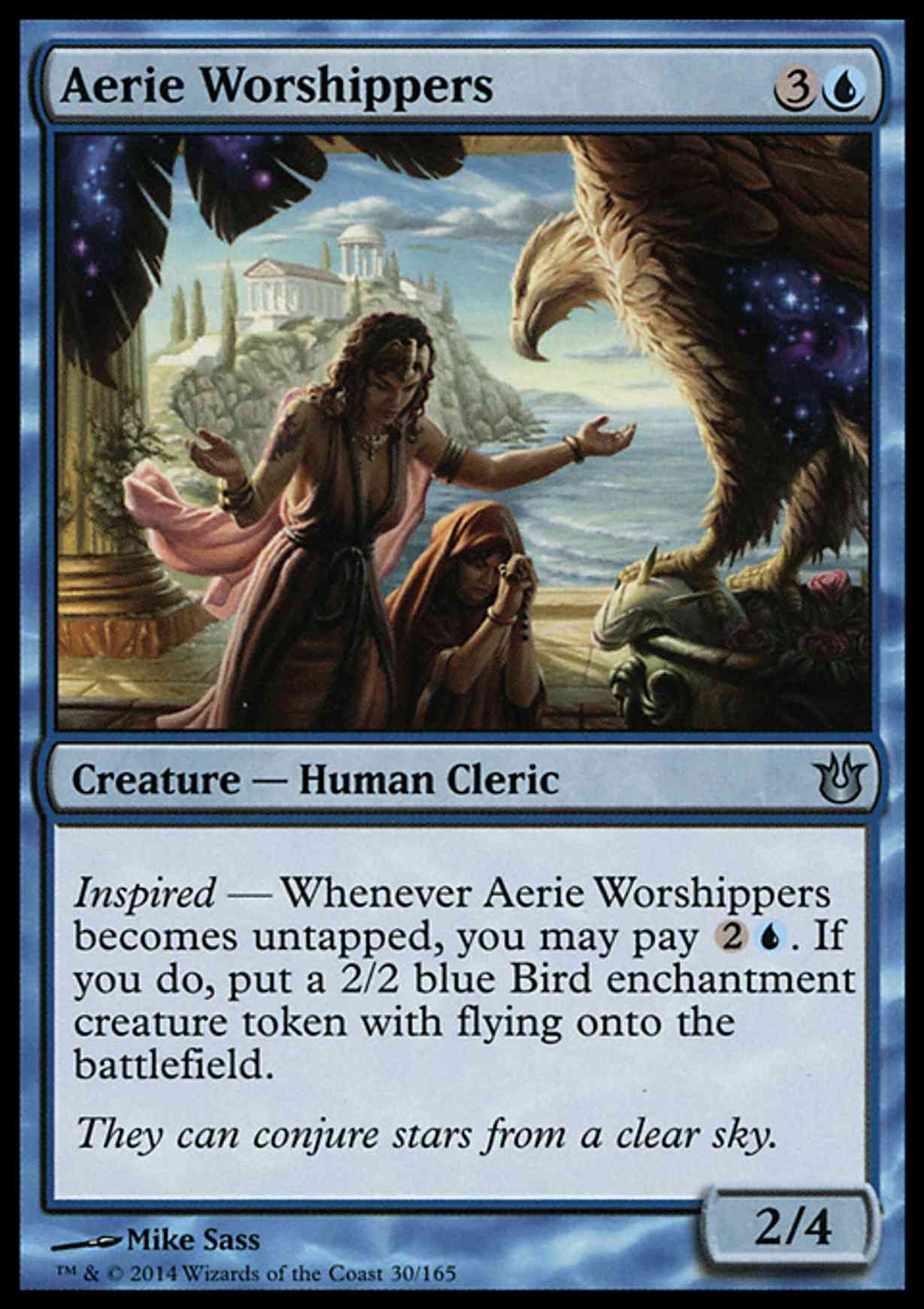 Aerie Worshippers magic card front