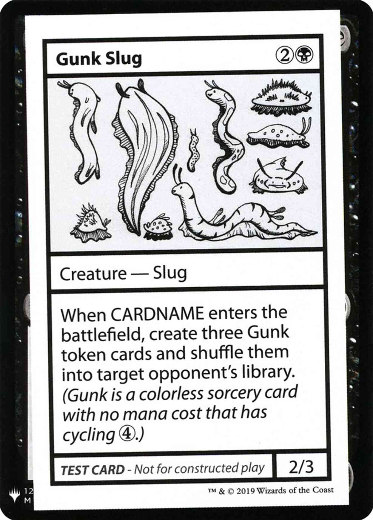 Gunk Slug magic card front