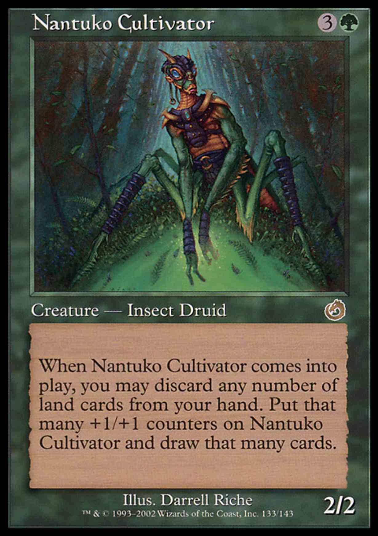 Nantuko Cultivator magic card front
