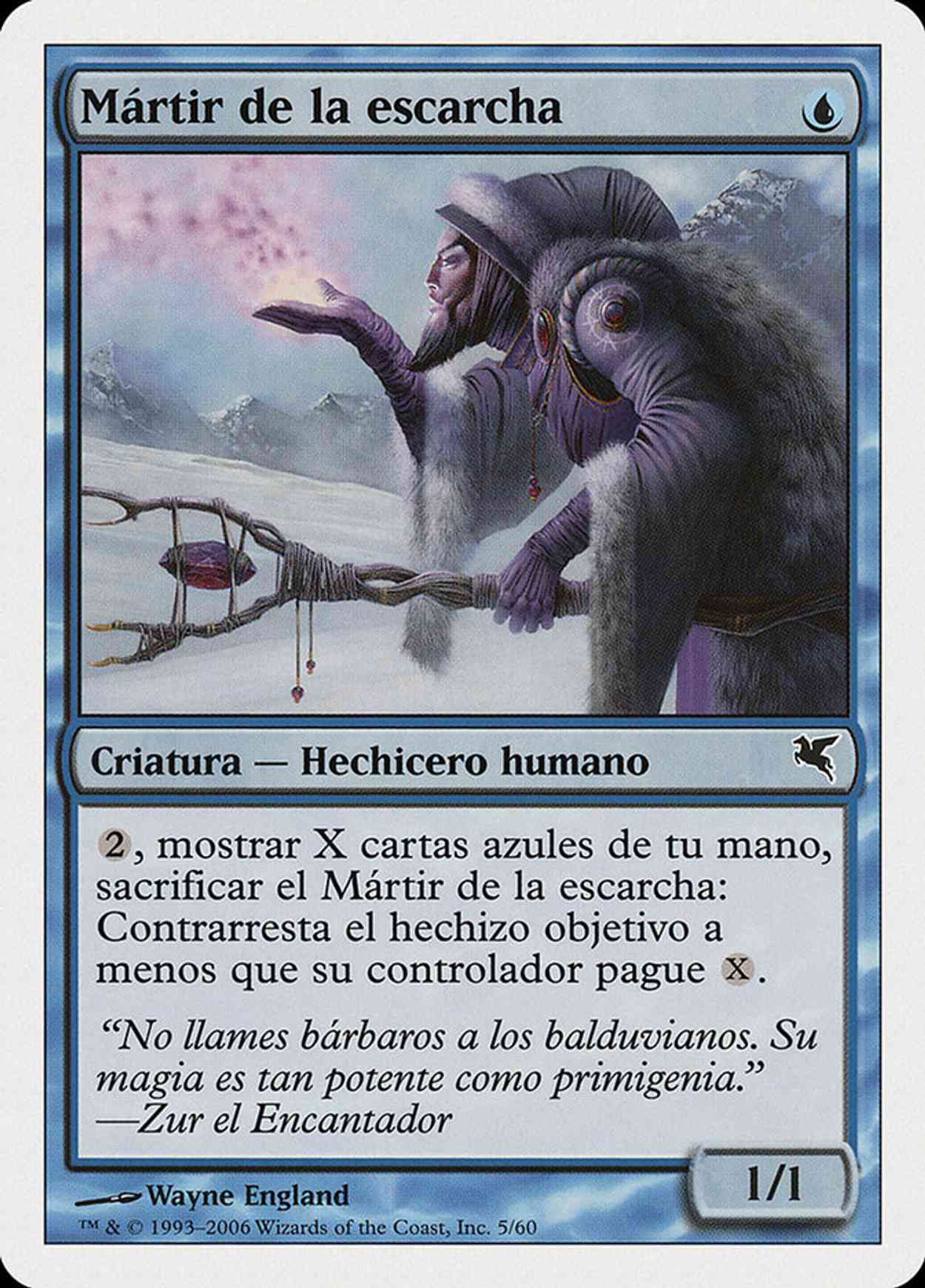 Martyr of Frost (Retro Frame) magic card front