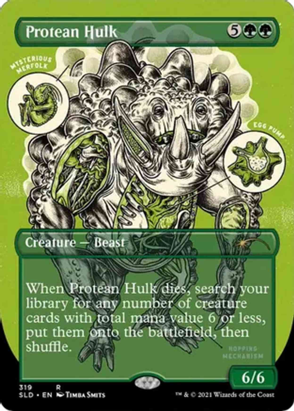Protean Hulk magic card front