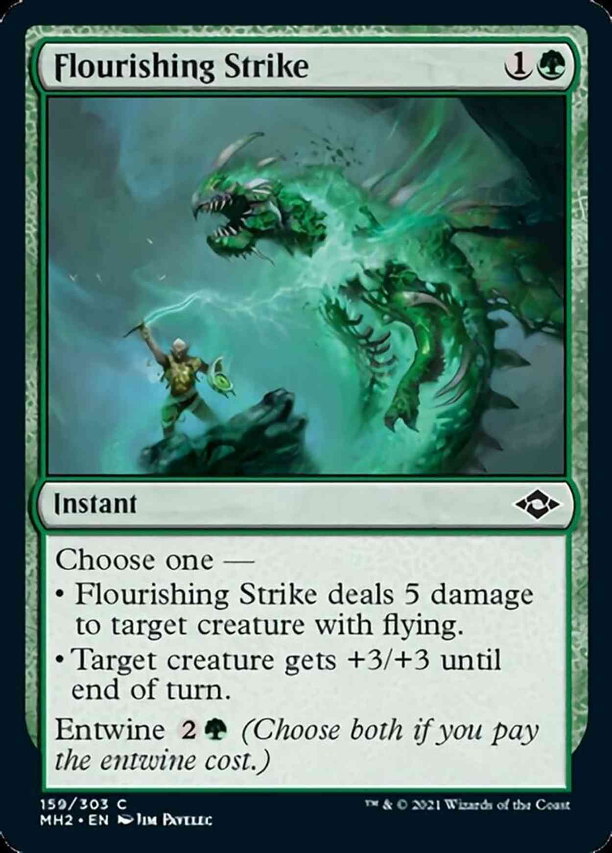Flourishing Strike magic card front