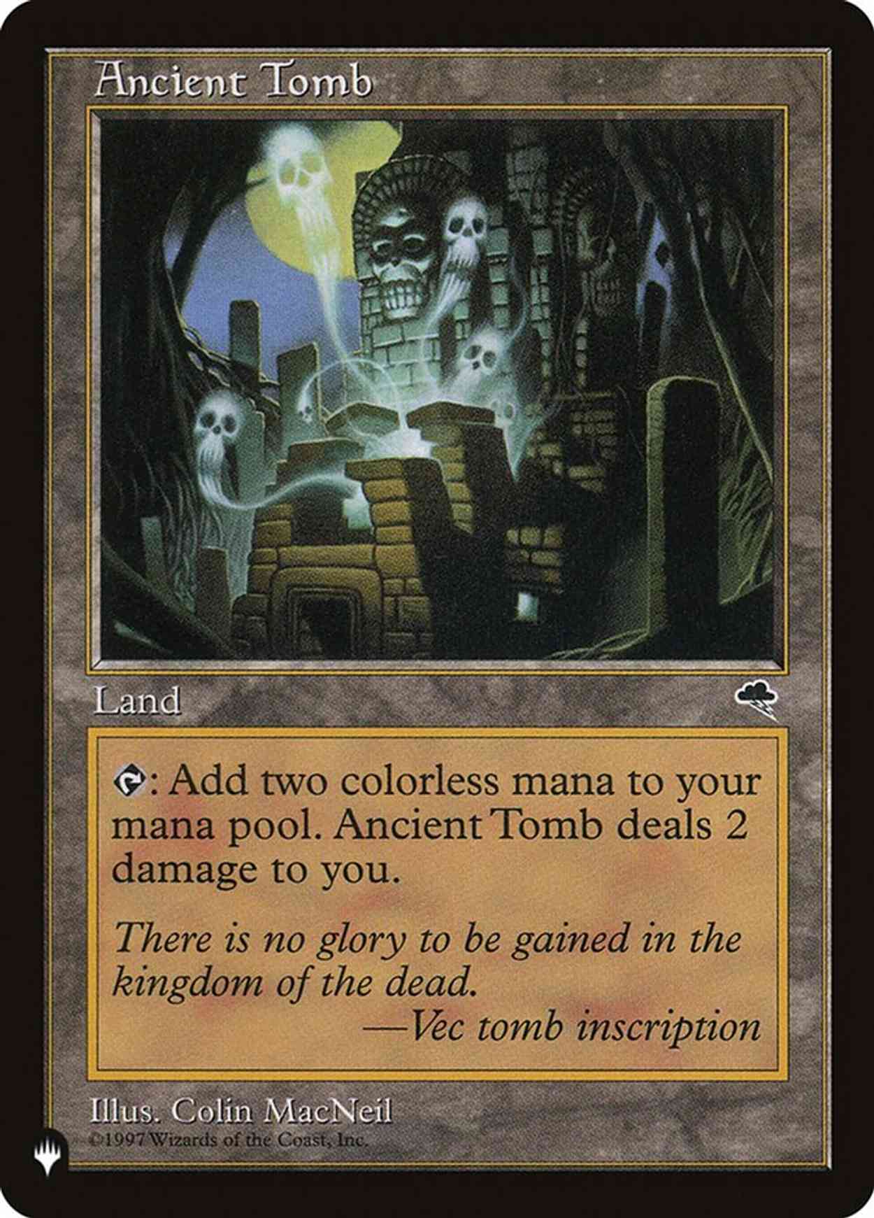 Ancient Tomb magic card front