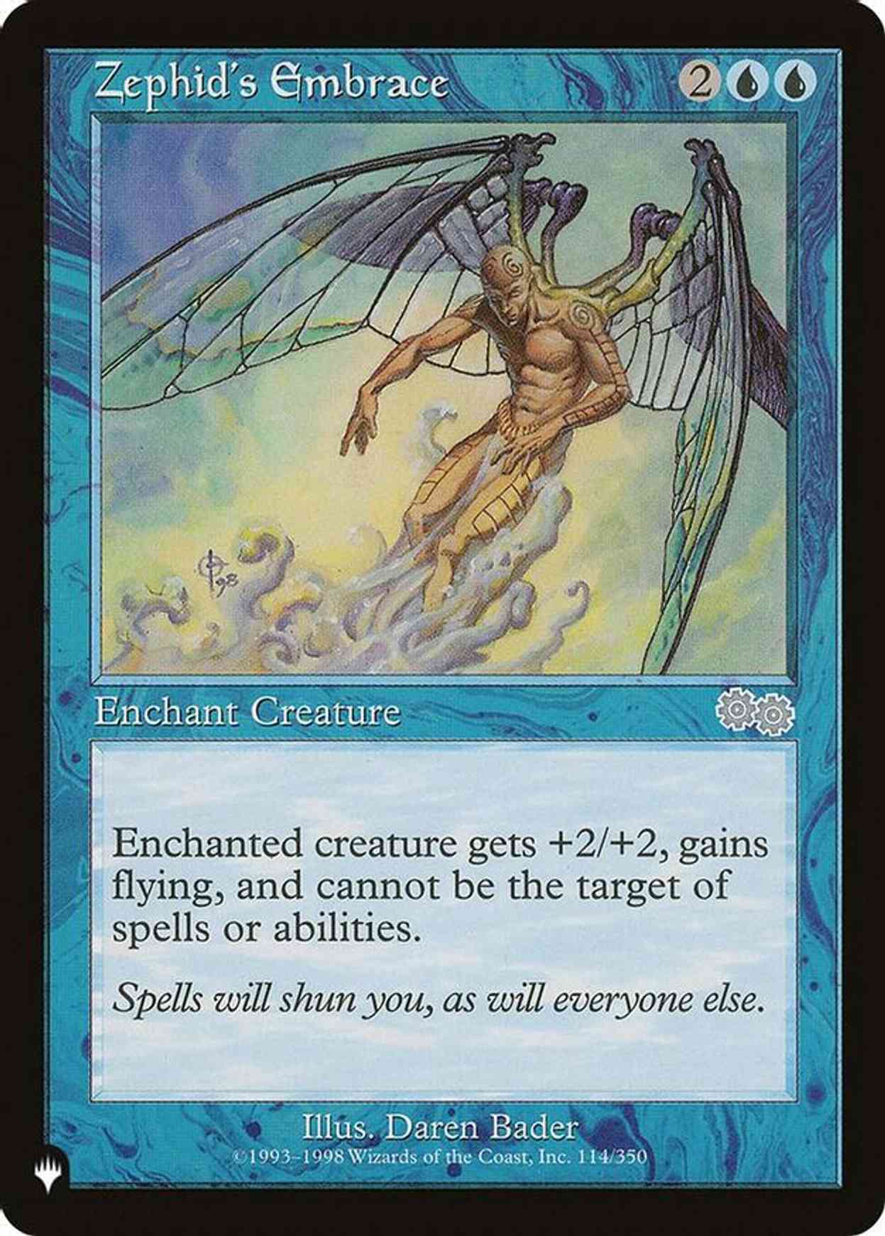 Zephid's Embrace magic card front
