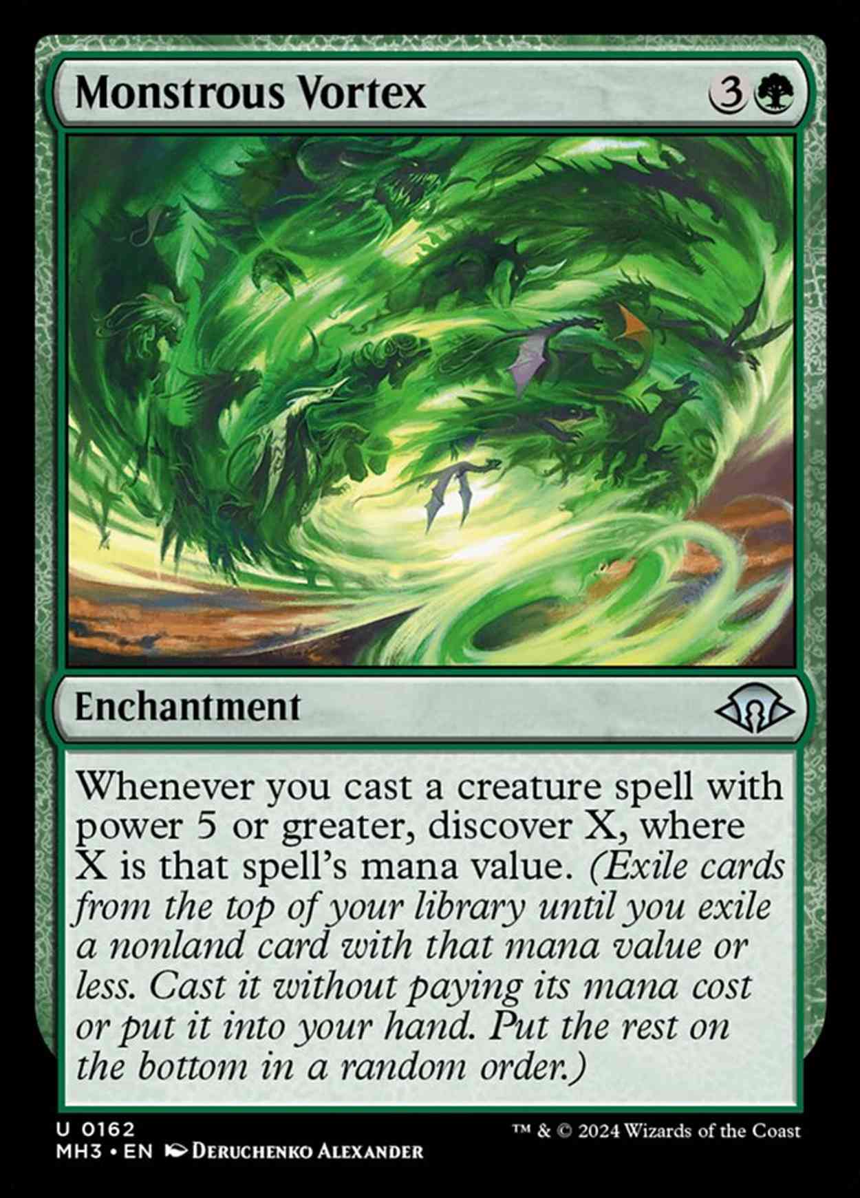 Monstrous Vortex magic card front