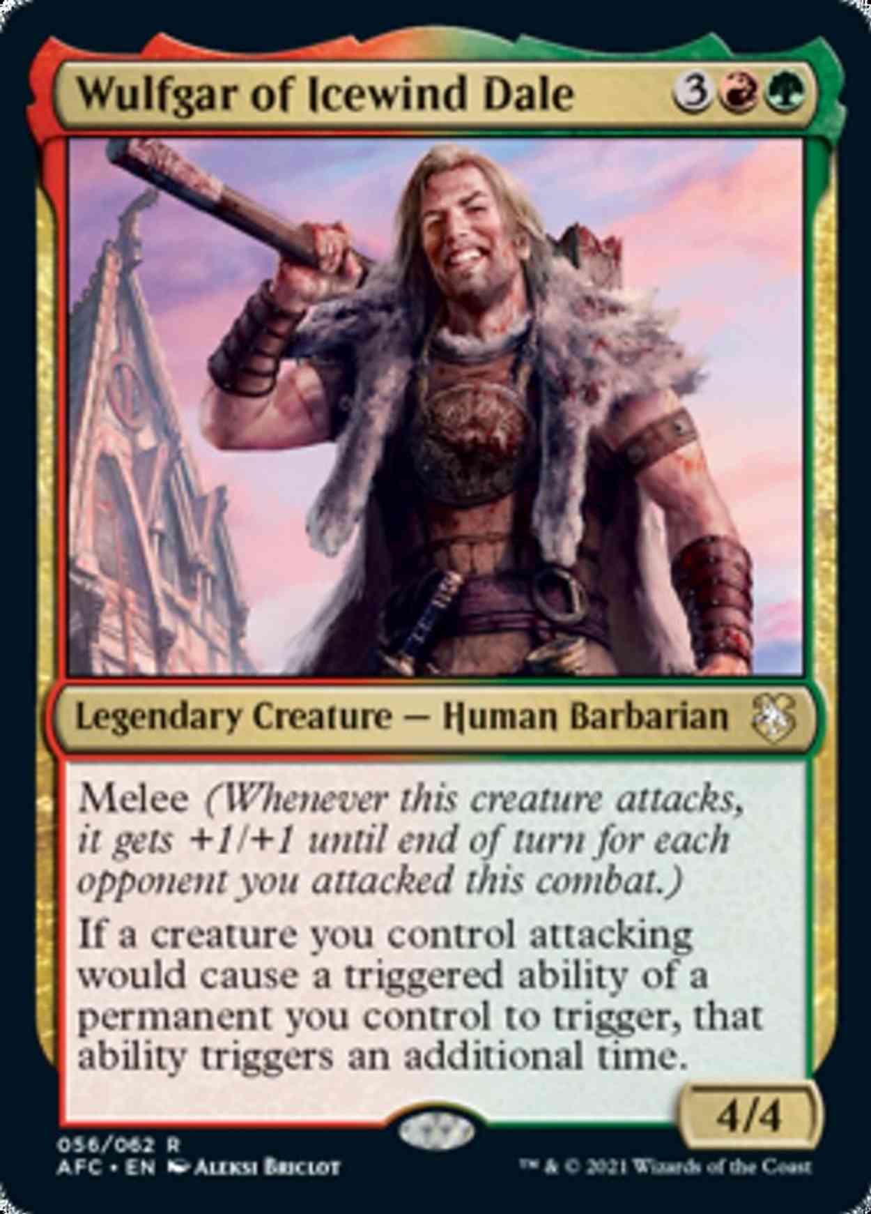 Wulfgar of Icewind Dale magic card front