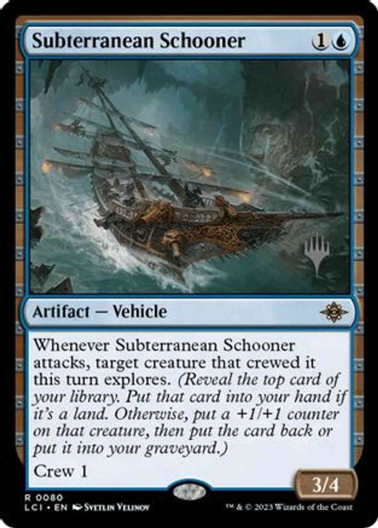 Subterranean Schooner magic card front