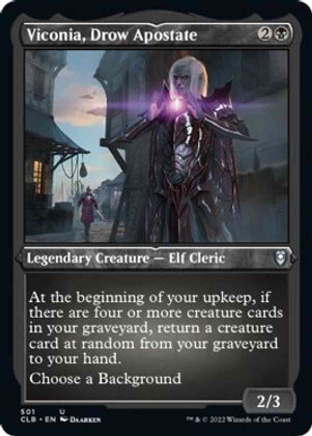 Viconia, Drow Apostate (Foil Etched) magic card front