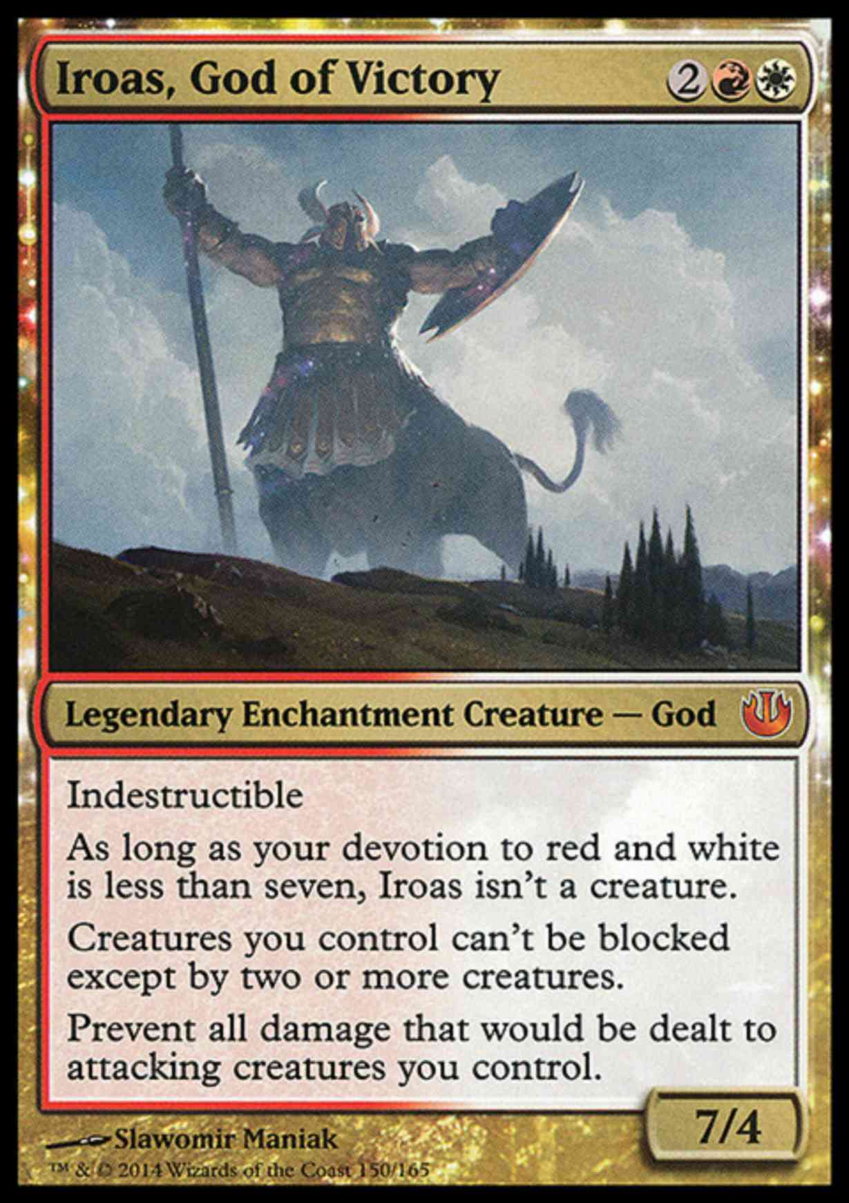 Iroas, God of Victory magic card front