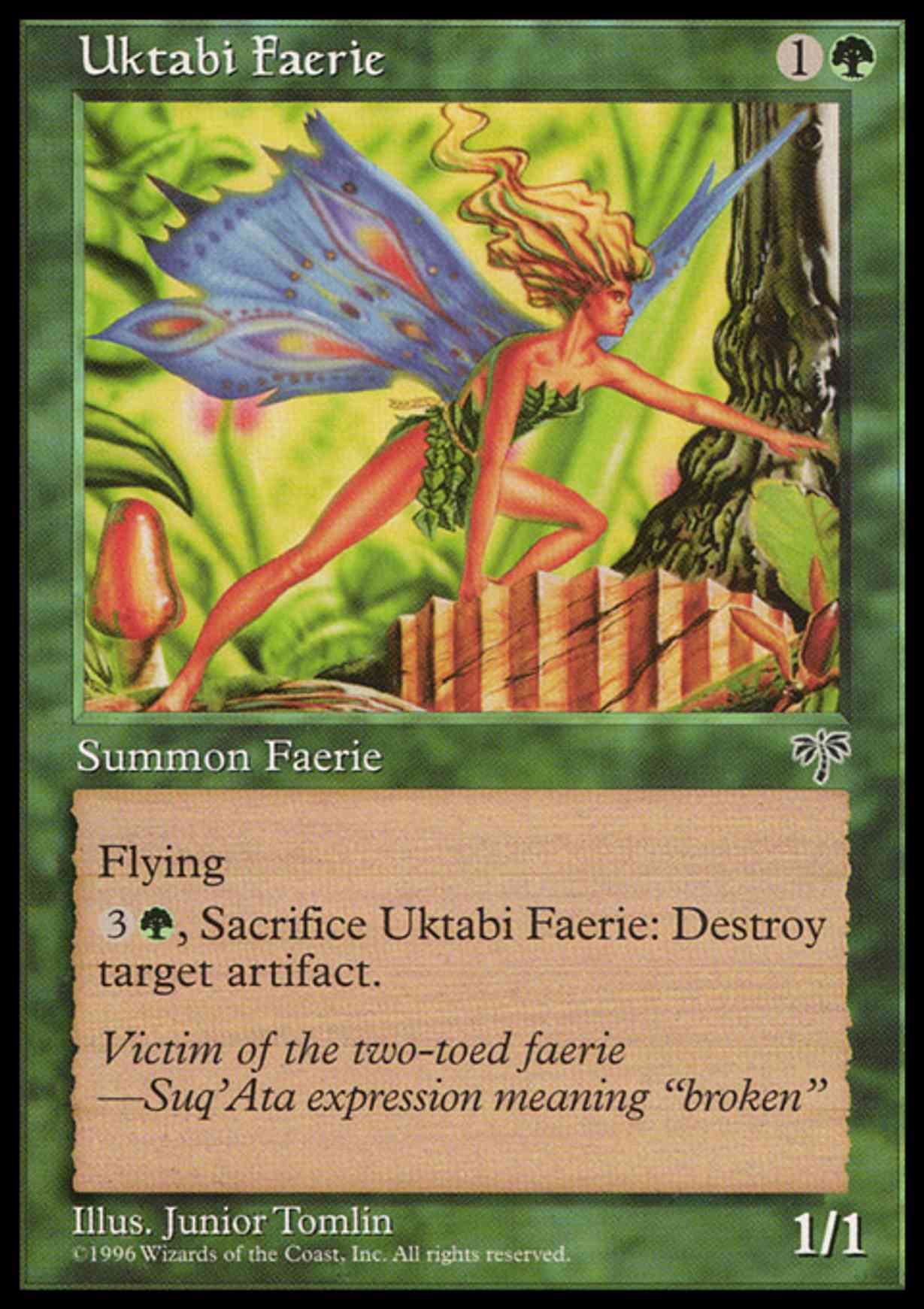 Uktabi Faerie magic card front