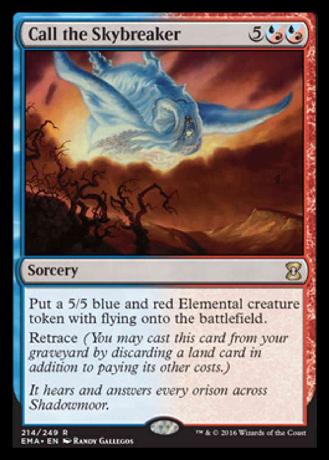 Call the Skybreaker magic card front