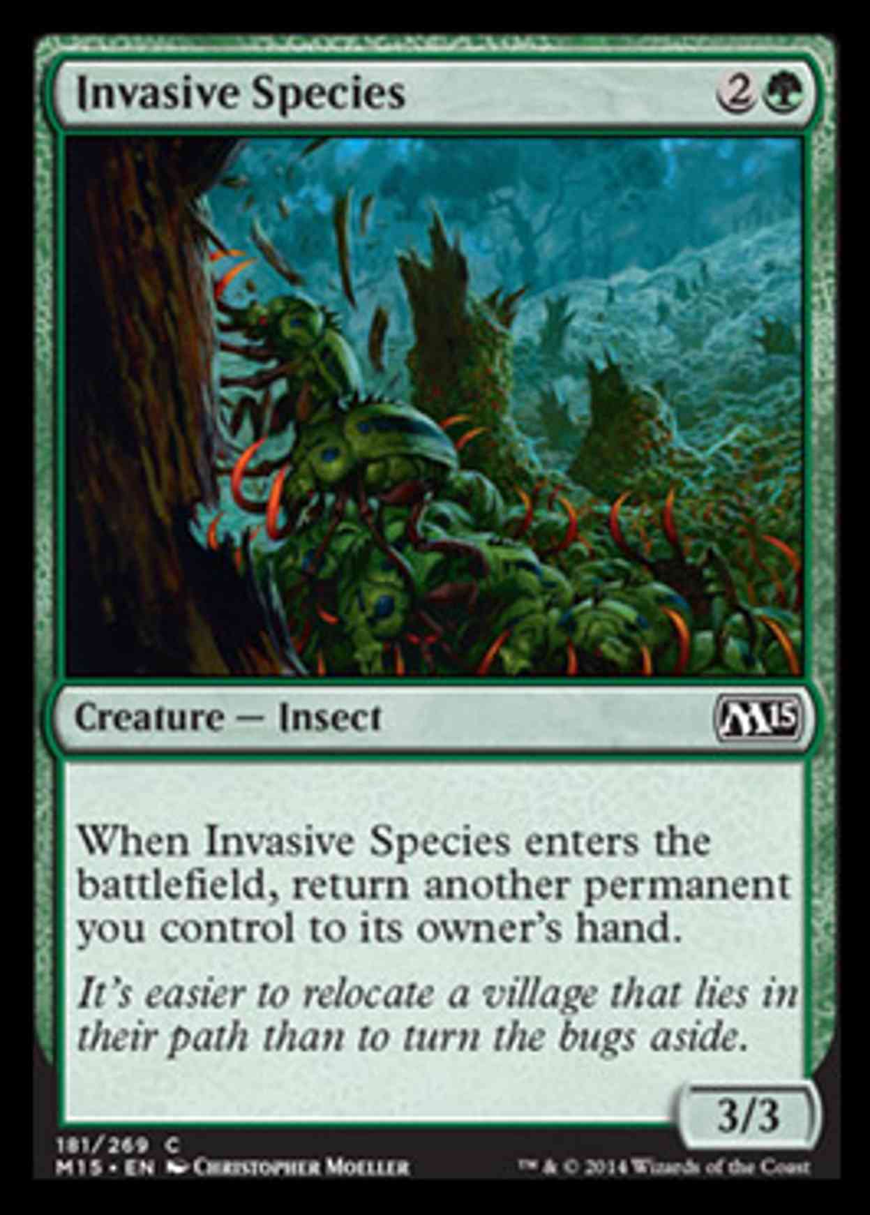 Invasive Species magic card front