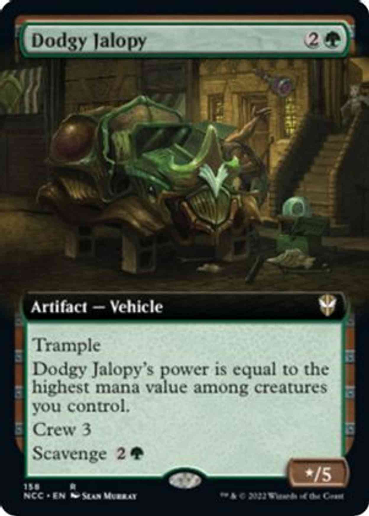 Dodgy Jalopy (Extended Art) magic card front