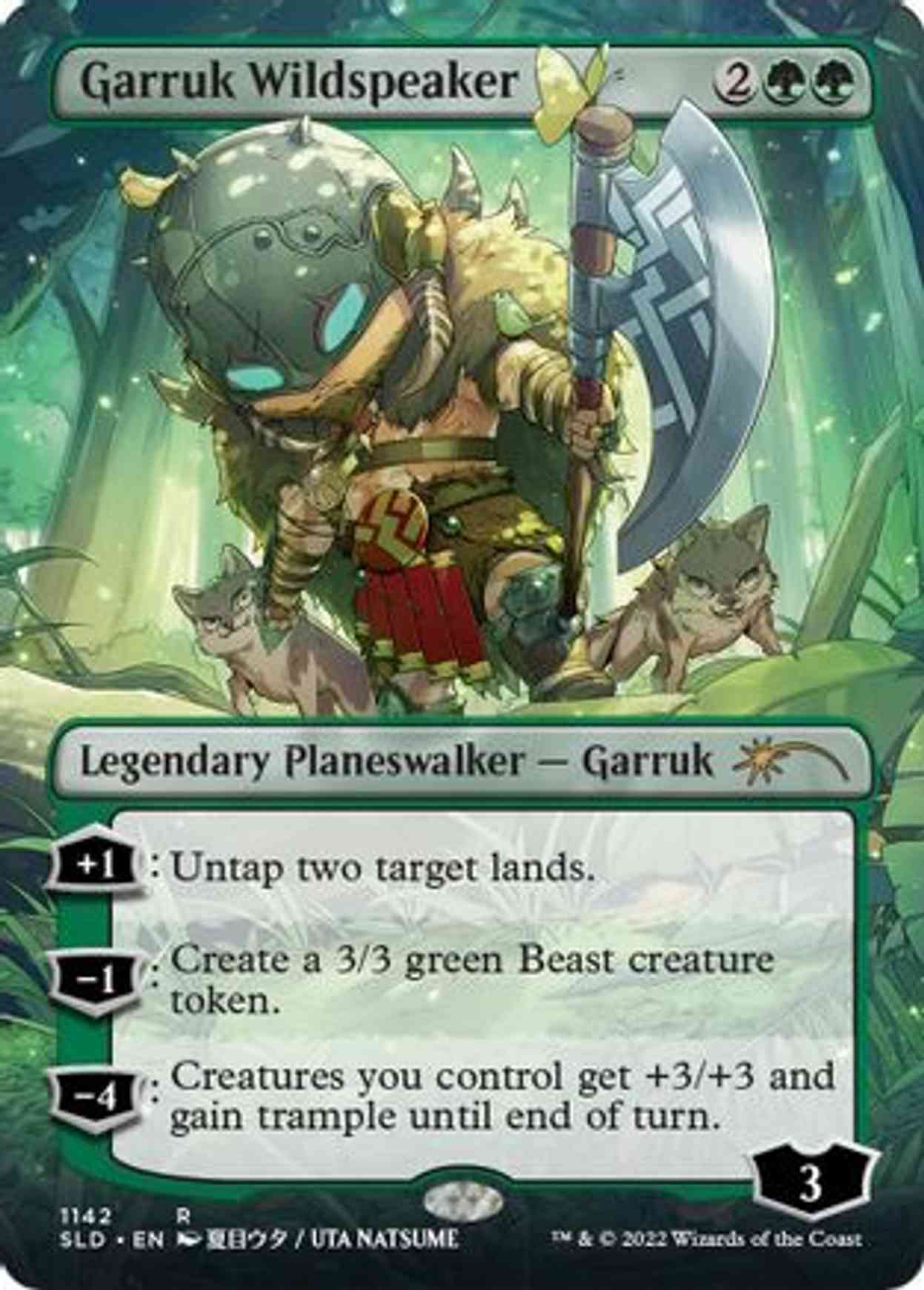 Garruk Wildspeaker (Borderless) magic card front
