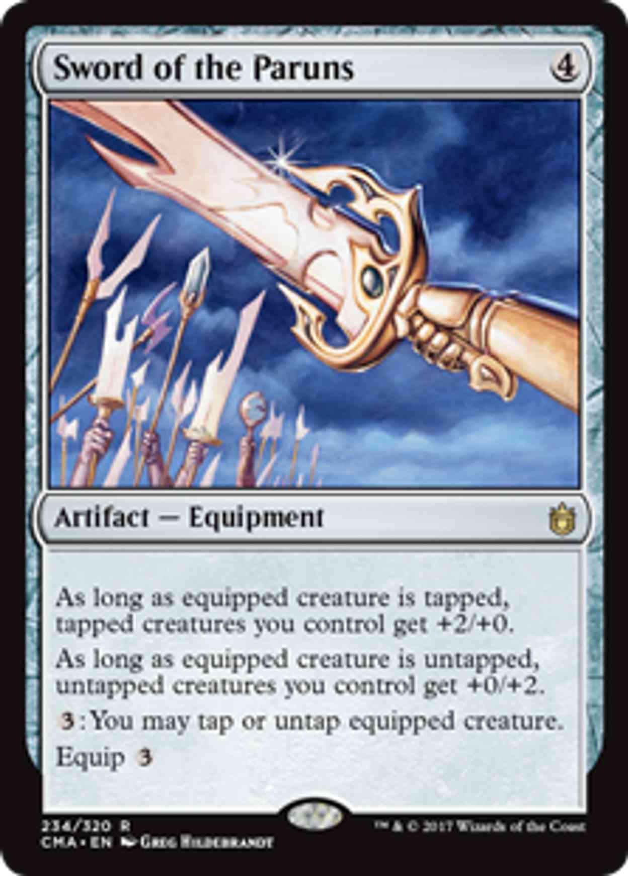 Sword of the Paruns magic card front
