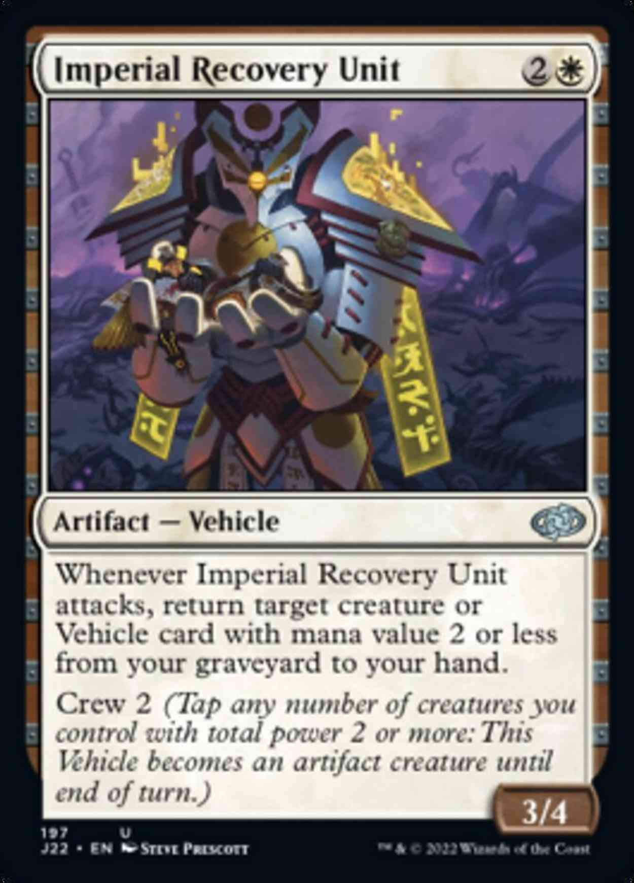 Imperial Recovery Unit magic card front