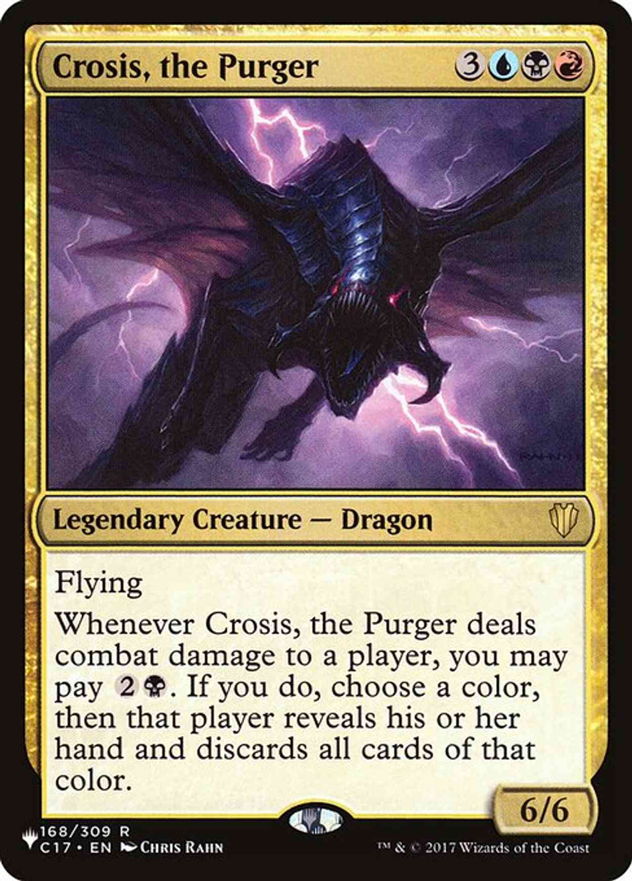 Crosis, the Purger magic card front