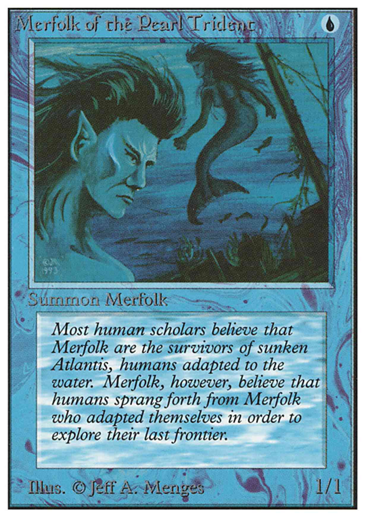 Merfolk of the Pearl Trident magic card front