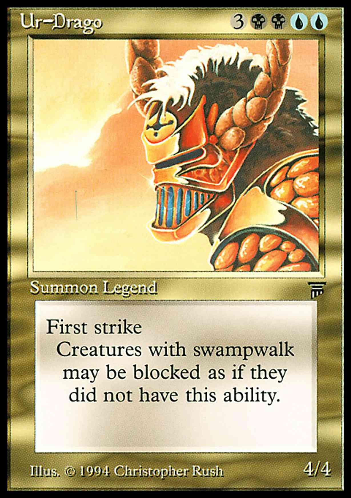 Ur-Drago magic card front