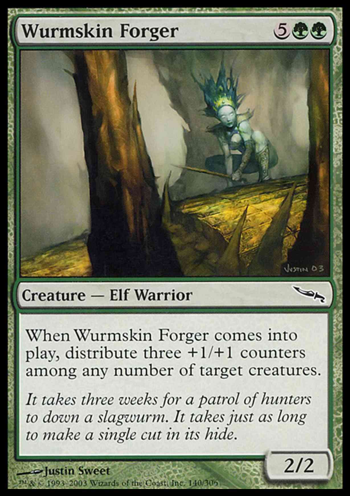 Wurmskin Forger magic card front