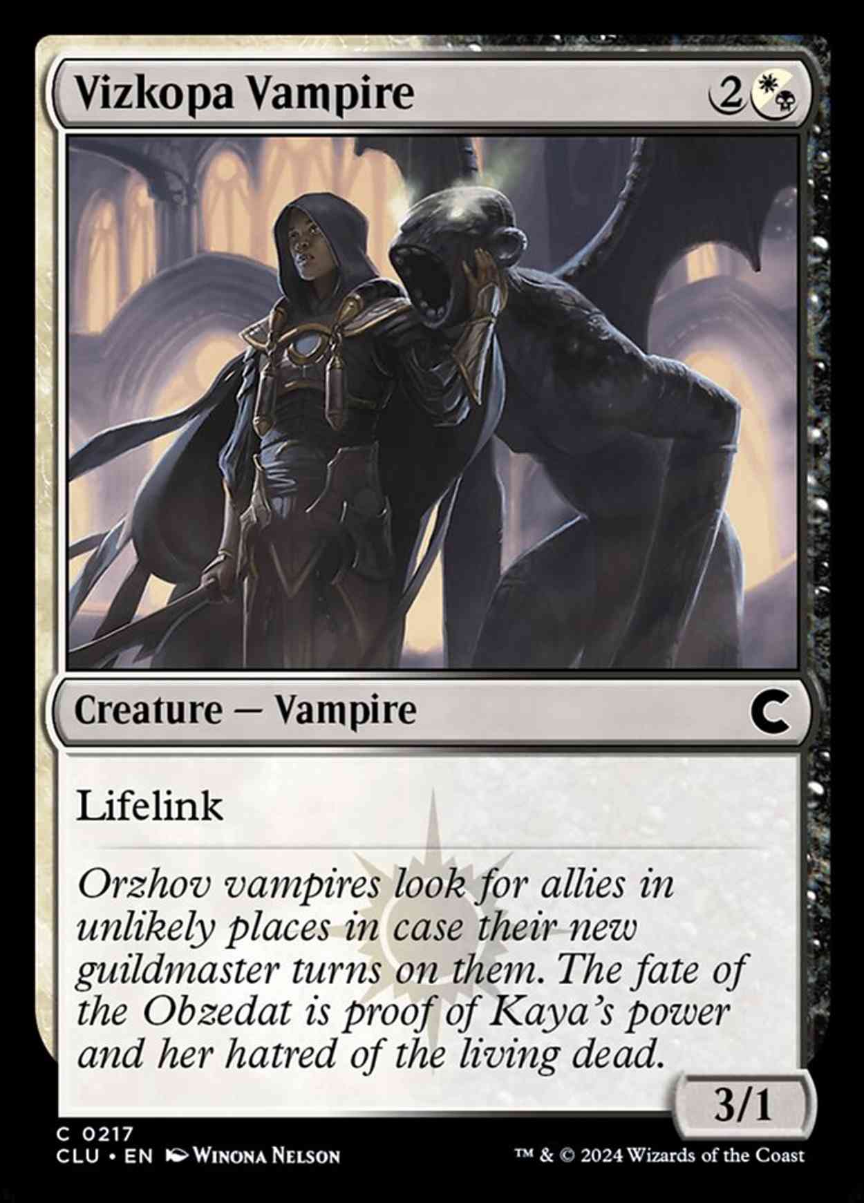 Vizkopa Vampire magic card front