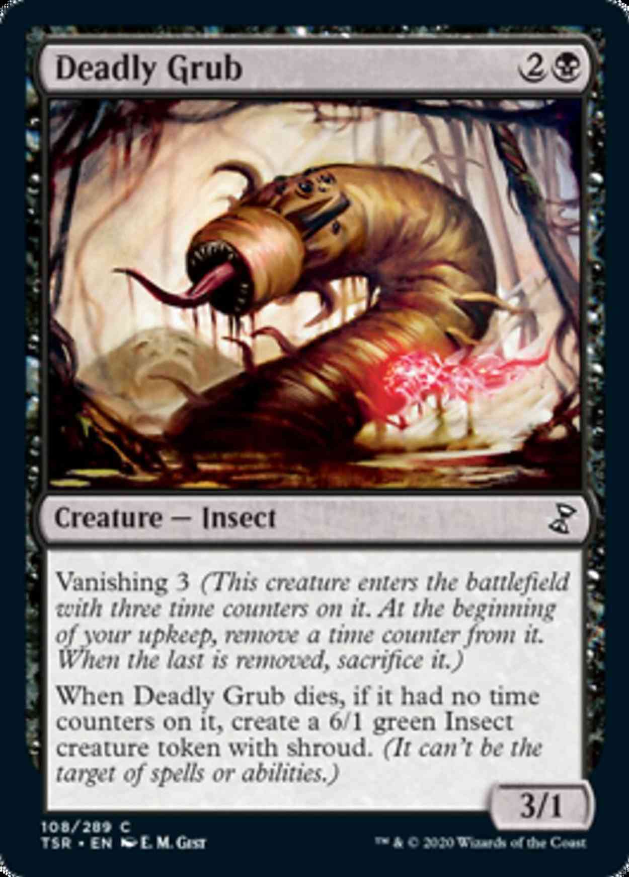 Deadly Grub magic card front