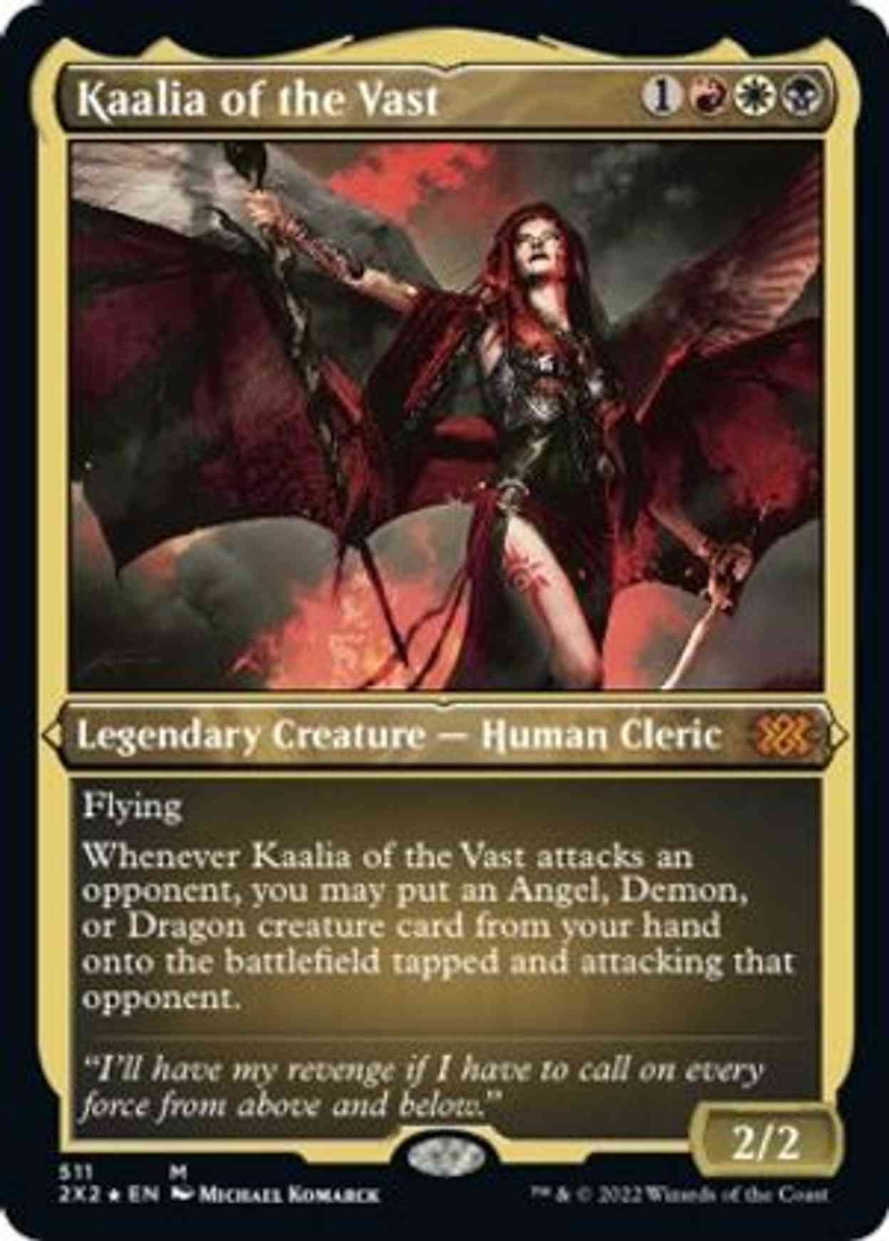 Kaalia of the Vast (Foil Etched) magic card front