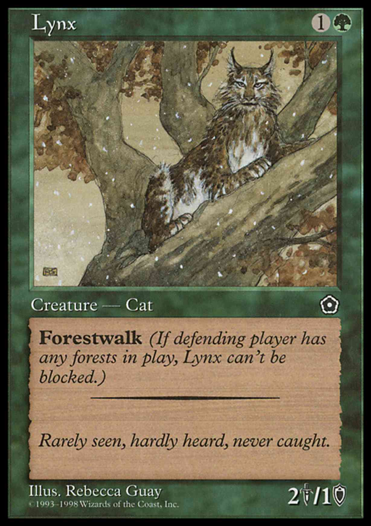 Lynx magic card front