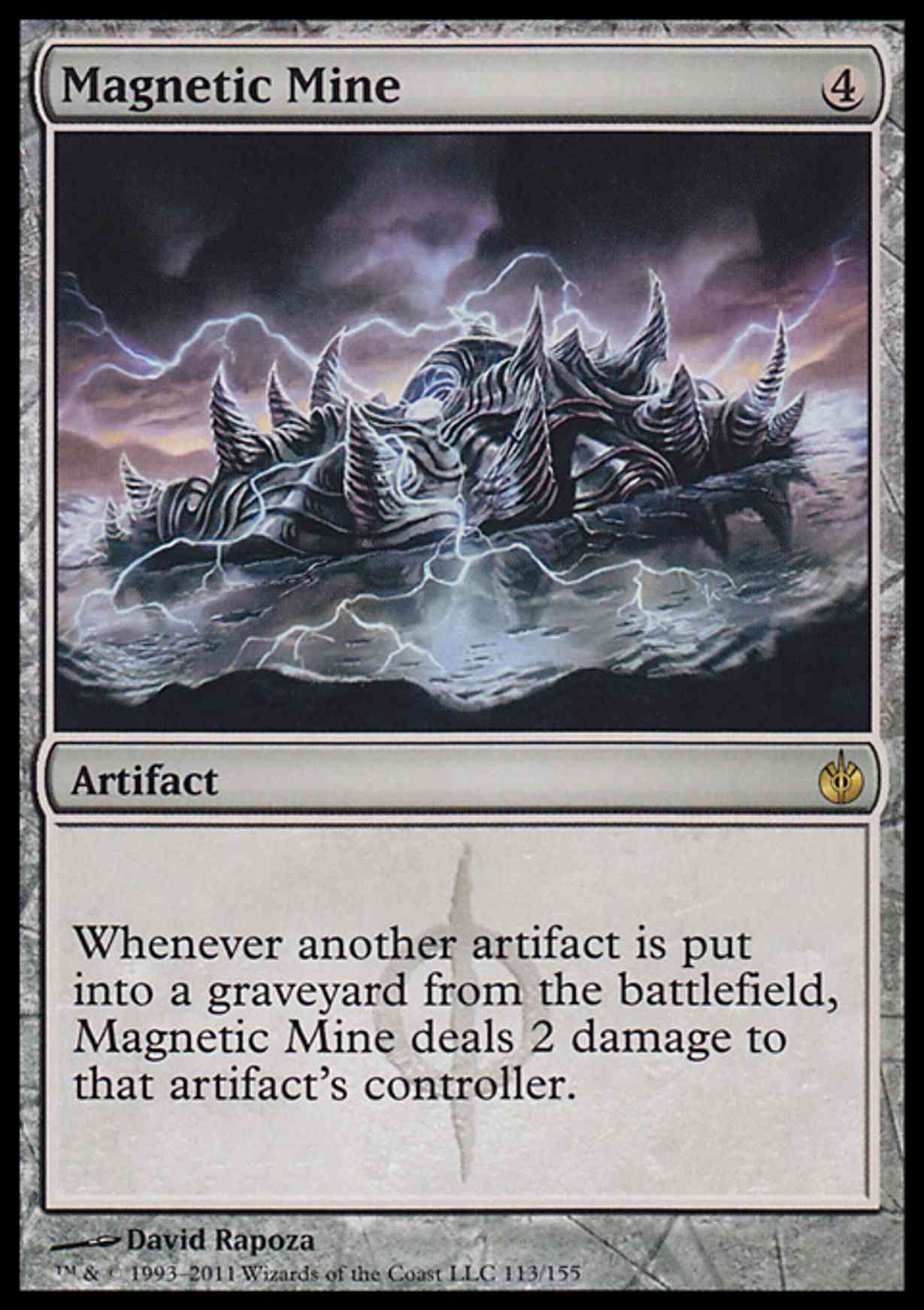 Magnetic Mine magic card front