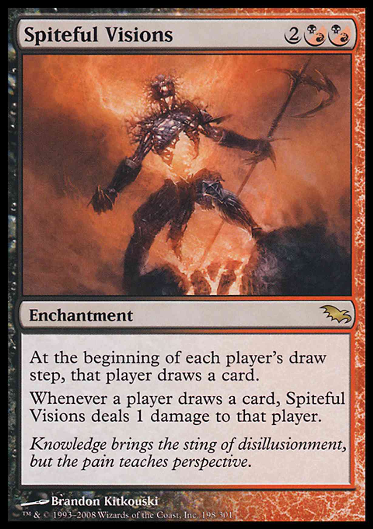 Spiteful Visions magic card front