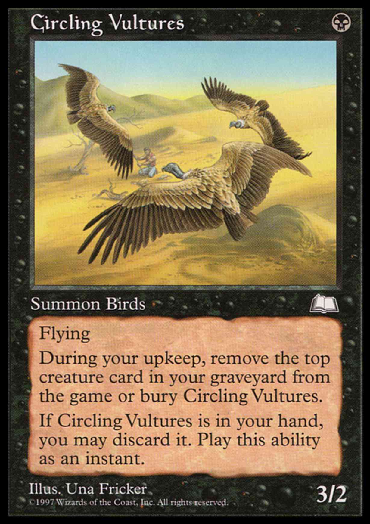 Circling Vultures magic card front