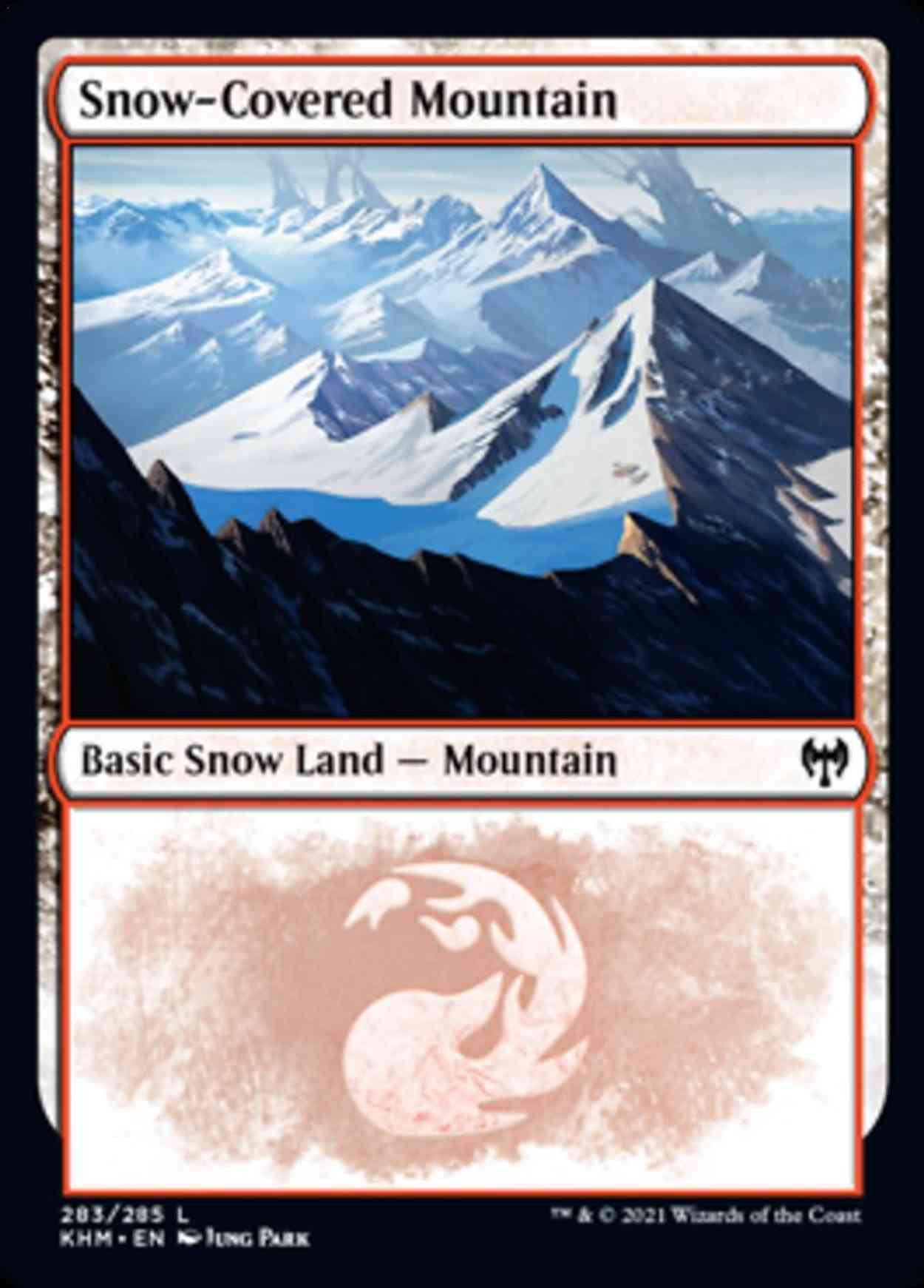 Snow-Covered Mountain (283) magic card front