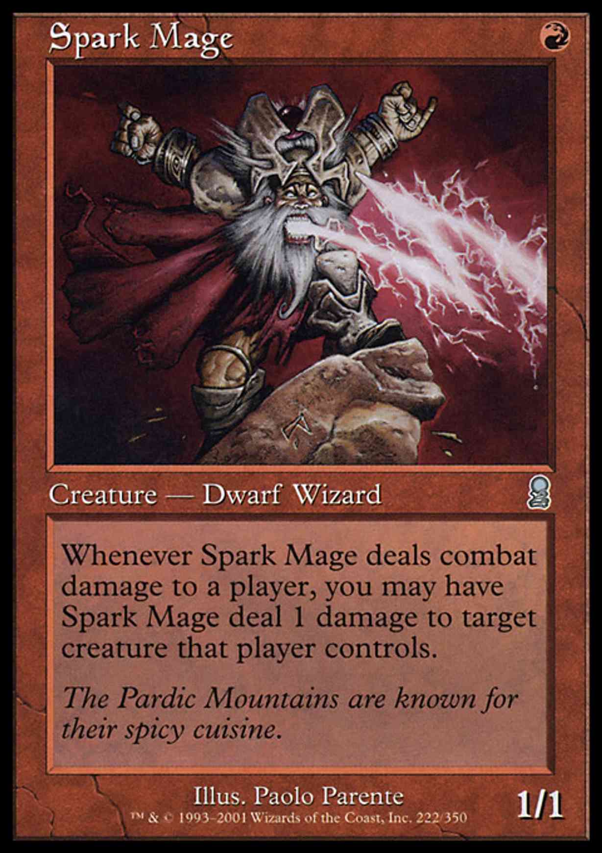 Spark Mage magic card front