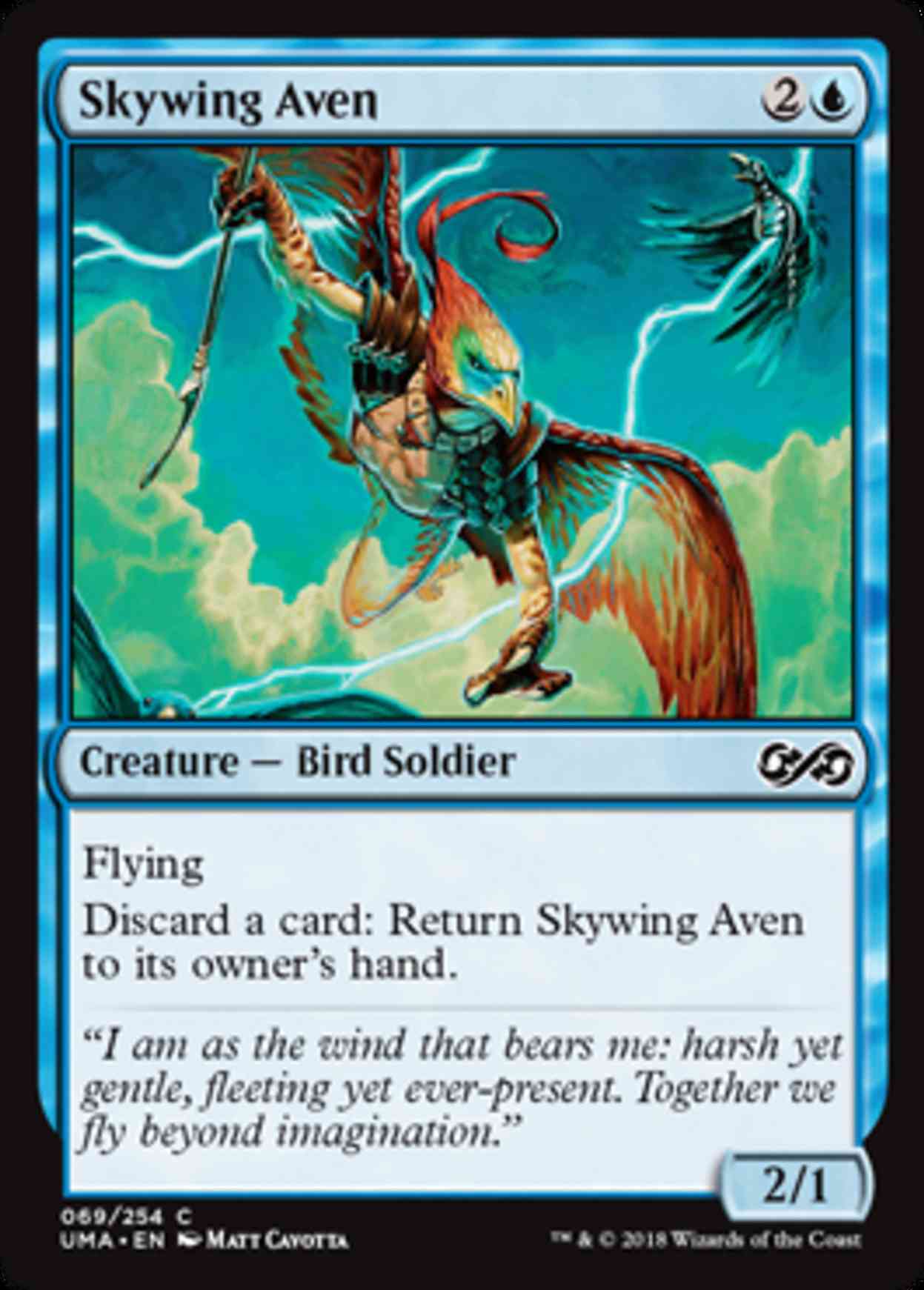 Skywing Aven magic card front