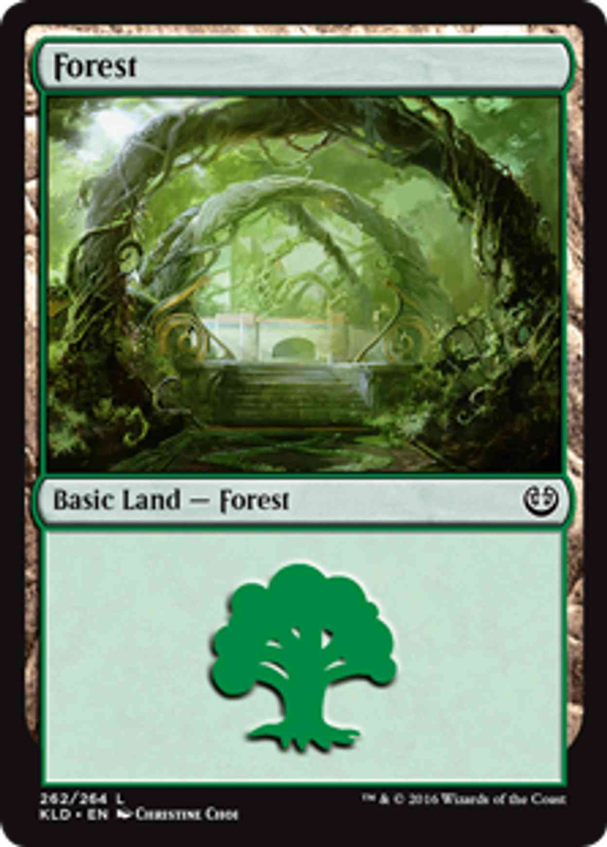 Forest (262) magic card front