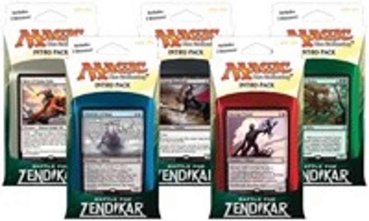 Battle for Zendikar Intro Pack - Set of 5 magic card front