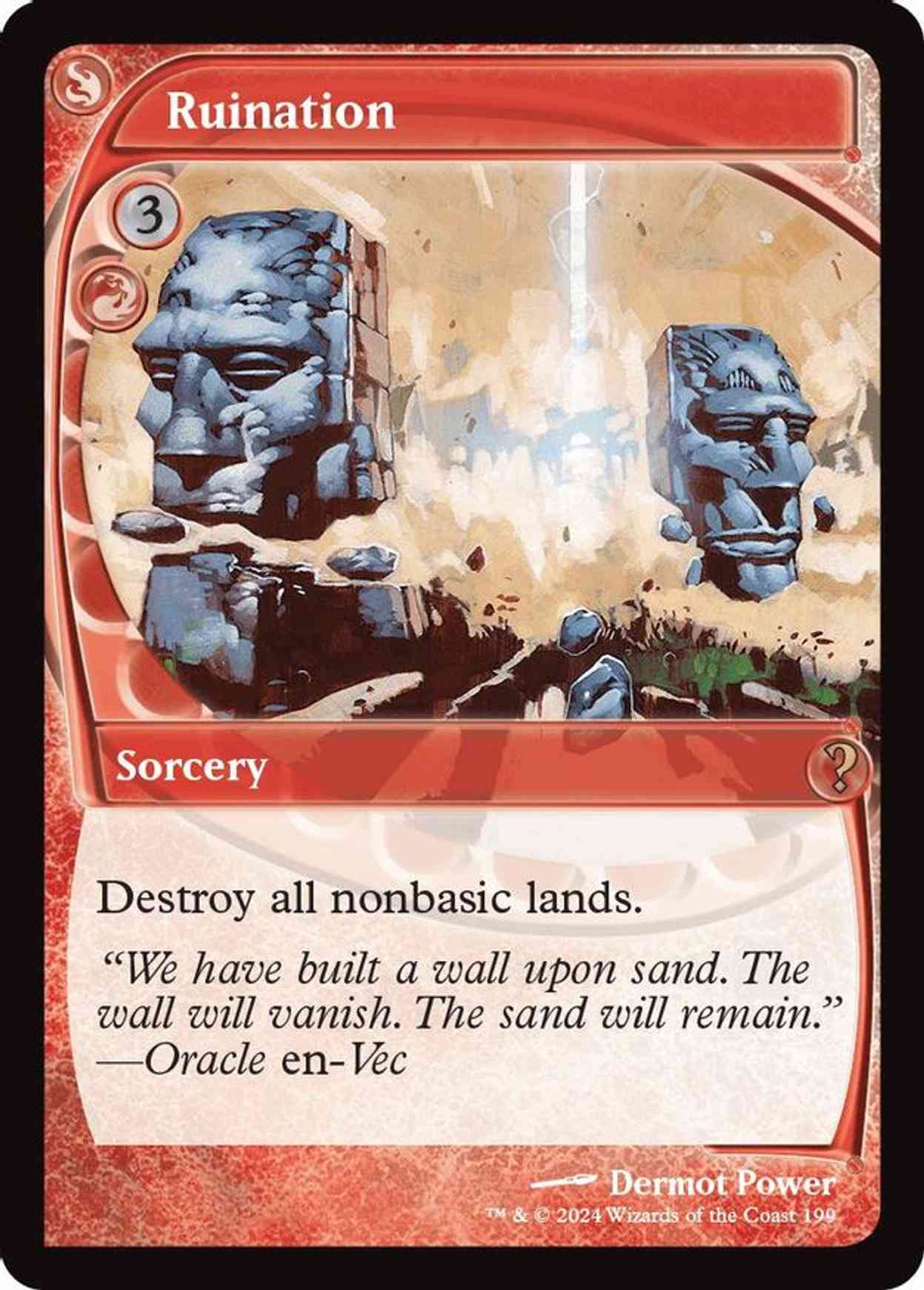 Ruination (Future Sight) magic card front
